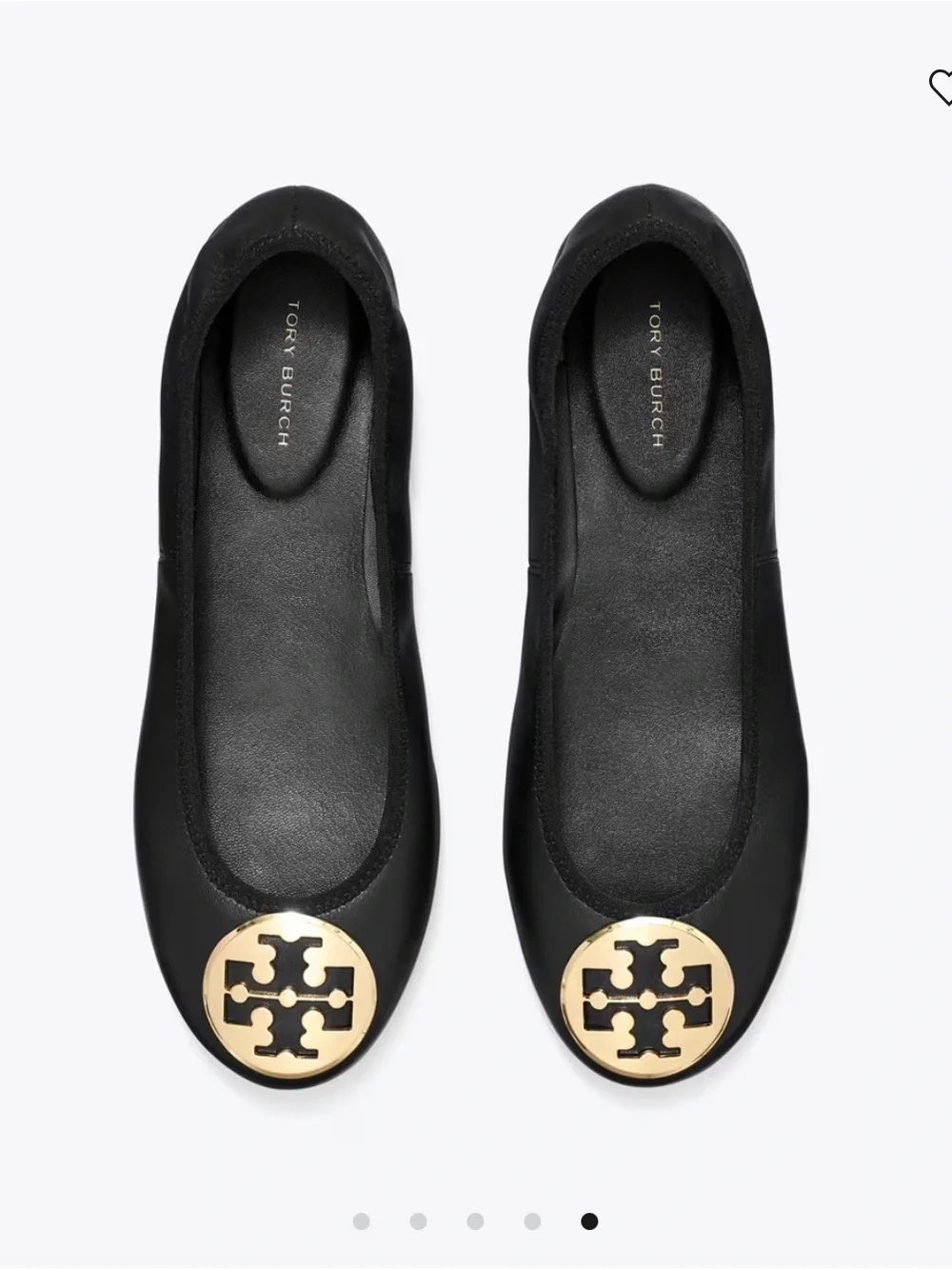 Tory Burch Black REVA TRAVEL BALLET